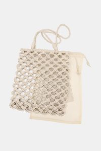 کیف شاپر زنانه بافت‌دار زارا – ZARA