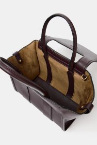 کیف شهری زنانه درب‌دار زارا – ZARA