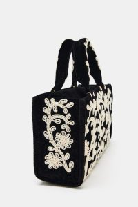 کیف شهری زنانه گلدوزی‌شده زارا – ZARA