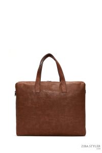 کیف لپ تاپ مردانه عسلی دری مد