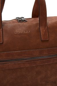 کیف لپ تاپ مردانه عسلی دری مد