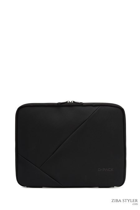 کیف لپ تاپ مردانه مشکی پارچه‌ای D-Pack دری مد