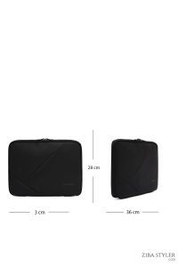 کیف لپ تاپ مردانه مشکی پارچه‌ای D-Pack دری مد