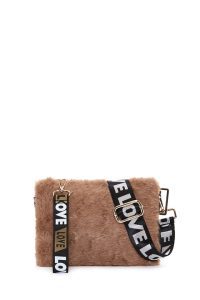 کیف مدل دار زنانه مدل دار شتری دری مد