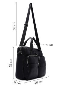 کیف مردانه مشکی دری مد