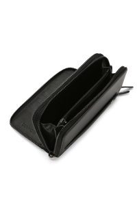 کیف مردانه چرم مشکی با محفظه تلفن