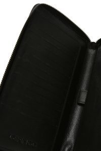 کیف مردانه چرم مشکی با محفظه تلفن