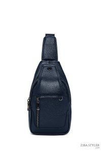 کیف مردانه چرمی آبی سرمه ای دری مد