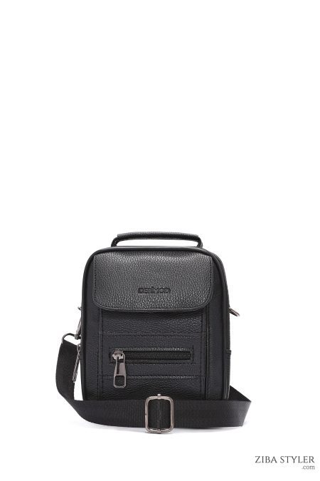 کیف مسنجر مشکی مردانه دری مد