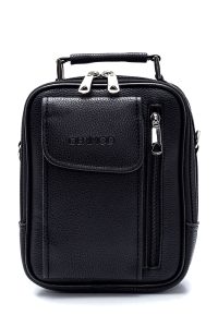 کیف مسنجر مشکی مردانه دری مد