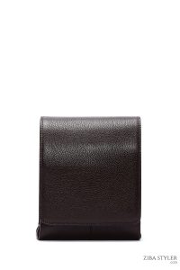 کیف مسنجر چرم قهوه ای مردانه دری مد