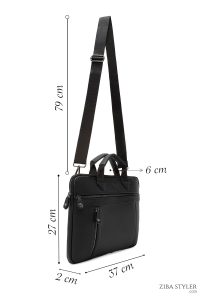 کیف مشکی مردانه دری مد