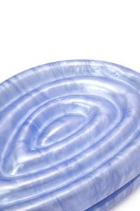 کیف مینی کلاچ زنانه آبی بند بلند طرح‌دار دری مد