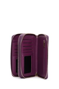 کیف پول بنفش زنانه دری مد