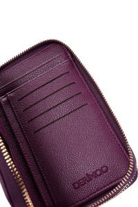 کیف پول بنفش زنانه دری مد