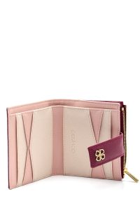 کیف پول صورتی زنانه دری مد