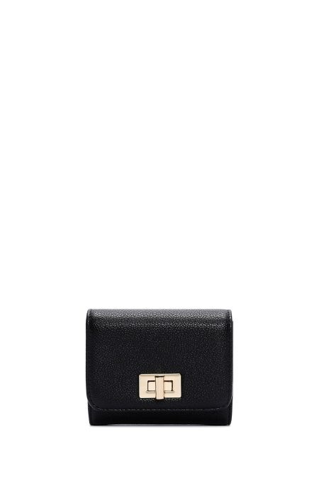 کیف پول مشکی زنانه دری مد