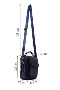 کیف کراس بادی آبی سرمه ای مردانه دری مد