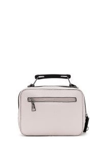 کیف کراس بادی زنانه چرم طوسی بند بلند دری مد