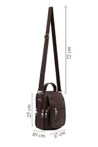 کیف کراس بادی قهوه ای مردانه دری مد