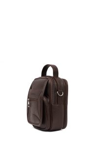 کیف کراس بادی قهوه ای مردانه دری مد