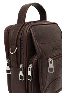 کیف کراس بادی قهوه ای مردانه دری مد