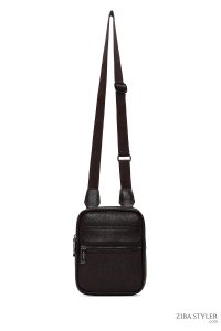 کیف کراس بادی قهوه ای مردانه دری مد