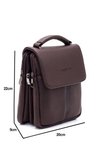 کیف کراس بادی مردانه قهوه‌ای دری مد