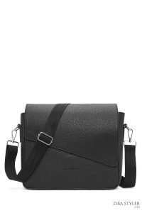 کیف کراس بادی مردانه مشکی بند بلند دری مد