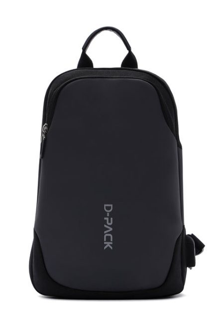 کیف کراس بادی پارچه ای خاکستری مردانه D-PACK دری مد