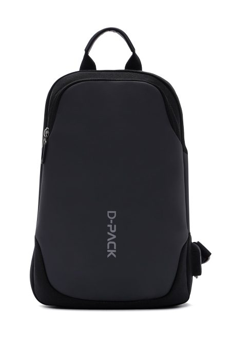 کیف کراس بادی پارچه ای خاکستری مردانه D-PACK دری مد