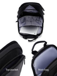 کیف کراس بادی پارچه ای خاکستری مردانه D-PACK دری مد