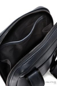 کیف کراس بادی چرمی مردانه سرمه ای دری مد