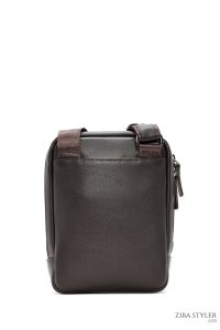 کیف کراس بادی چرمی مردانه قهوه ای دری مد