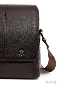 کیف کراس بادی چرمی مردانه قهوه‌ای دری مد