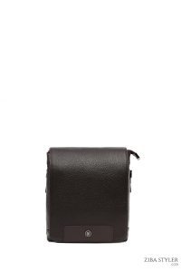 کیف کراس بادی چرمی مردانه قهوه‌ای دری مد