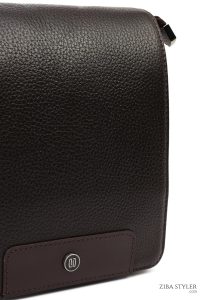 کیف کراس بادی چرمی مردانه قهوه‌ای دری مد