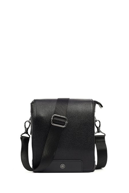 کیف کراس بادی چرمی مردانه مشکی دری مد