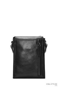 کیف کراس بادی چرمی مردانه مشکی دری مد