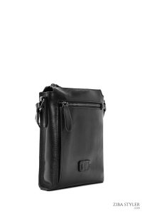 کیف کراس بادی چرمی مردانه مشکی دری مد