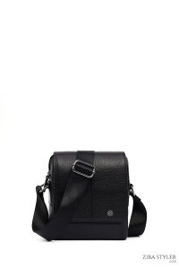 کیف کراس بادی چرمی مردانه مشکی دری مد