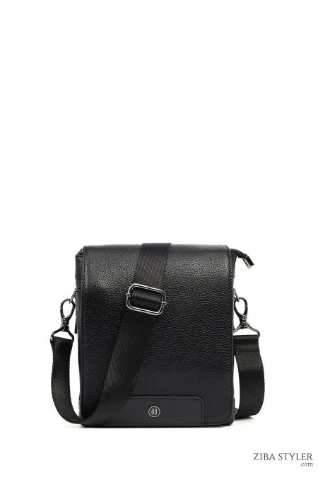 کیف کراس بادی چرمی مردانه مشکی دری مد