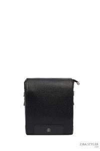 کیف کراس بادی چرمی مردانه مشکی دری مد