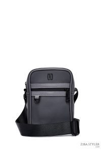 کیف کراس بادی کوچک پارچه‌ای مردانه خاکستری دری مد