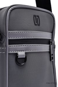 کیف کراس بادی کوچک پارچه‌ای مردانه خاکستری دری مد