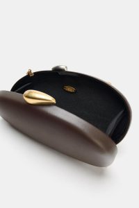 کیف کلاچ زنانه قفل فلزی زارا – ZARA