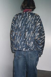 کیمونو زنانه دوخت لوزی افکت جین منجوق‌دوزی زارا – ZARA