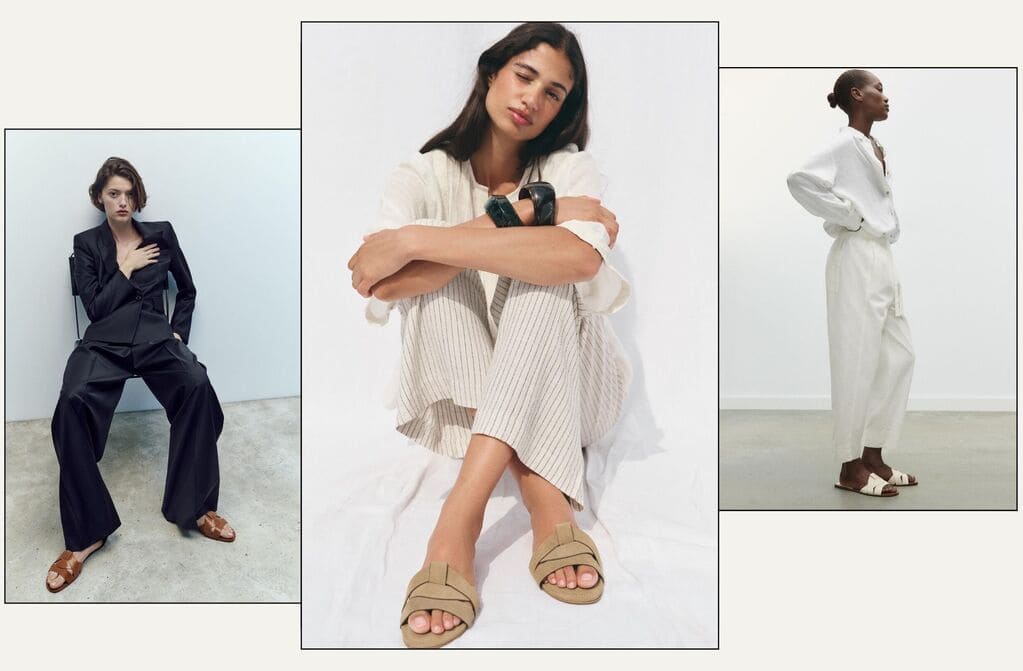 صندل‌های زنانه Zara