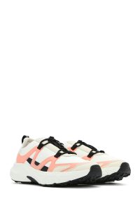 ACBC x DERIMOD کتونی زنونه پارچه‌ای بژ بنددار با زیره ضخیم