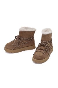 بوت تدی جیر زنانه ویزون بنددار لژدار دری مد